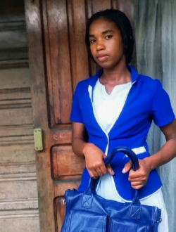 Profil de Corina Gasy, une femme célibataire de 25 ans à Antalaha
